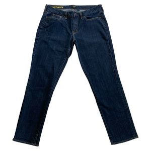 J. Crew Stretch Toothpick Straight Leg Blue Denim Jeans Women’s Size 32